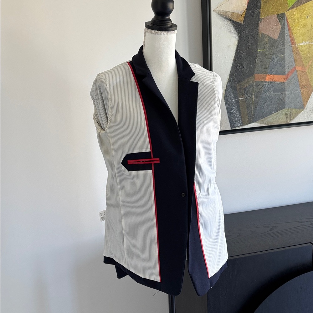 J. Crew Navy Regent Blazer Size 12 - Picture 5 of 9